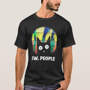 T-shirt Drôle Chat Ew Personnes Meowy Amoureux de les chat