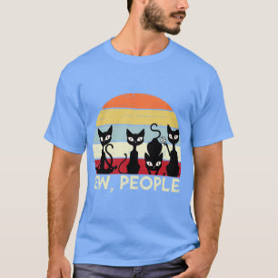 T-shirt Drôle Chat Ew Personnes Meowy Amoureux de les chat