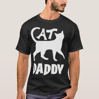 T-shirt Drôle Chat papa