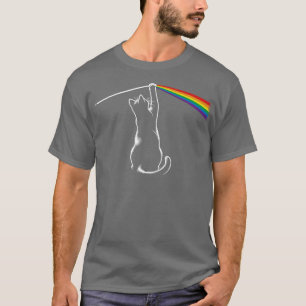 T-shirt Drôle Chat Rock Musique Cadeau Hommes Enfants Femm