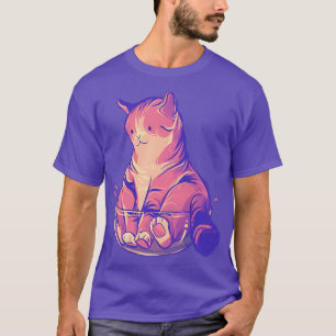 T-shirt Drôle chat s'il convient il est assis