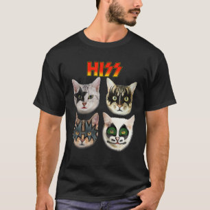 T-shirt Drôle Chat T, Amoureux des chats, Chat Hiss, Propr