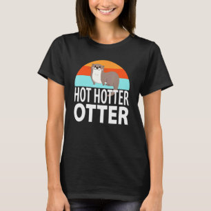 T-shirt Drôle Chaud Plus Chaud Loutre Amour De Loutre Cita