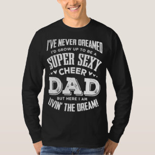 T-shirt Drôle Cheerleader Papa Père Cheer Papa