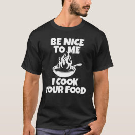 T-shirt Drôle Chef Design Pour Hommes Femmes Cuisine