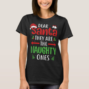 T-shirt Drôle Cher Père Noël Ce sont les Maudits Noël
