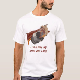 T-shirt Drôle cheval équitation vous a dit que la fille ét