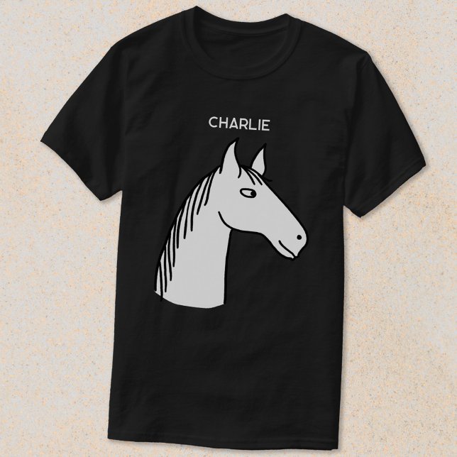 T-shirt Drôle Cheval Personnalisé (Créateur téléchargé)