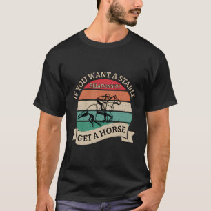 T-shirt Drôle Cheval Racing Derby Race Propriétaire Lover