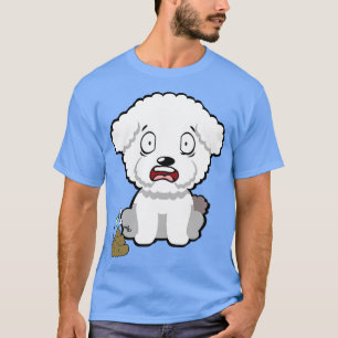T-shirt Drôle chien sent puant poo poo
