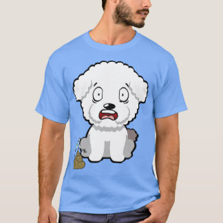 T-shirt Drôle chien sent puant poo poo