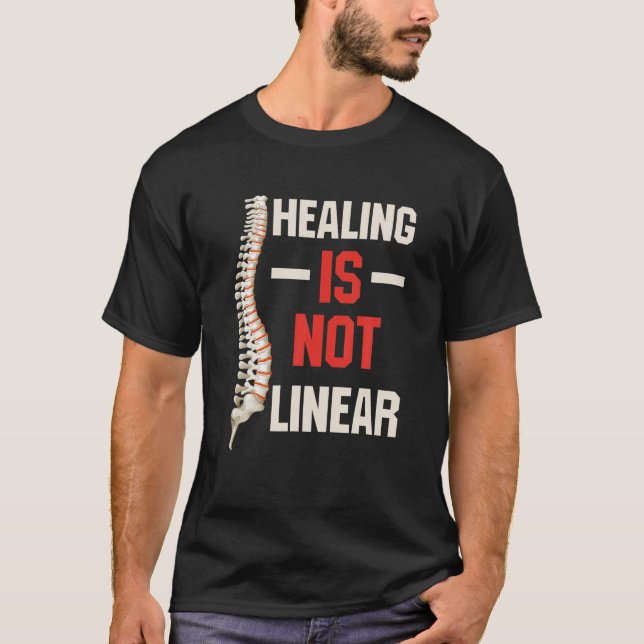 T-shirt Drôle Chiropratitor Guérir un Cadeau N'Est Pas Lin (Devant)