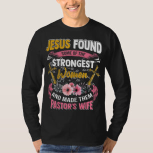 T-shirt Drôle Christian Appréciation Pasteur's Wife Cadeau