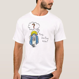 T-shirt Drôle Christian Noël mignon Mouton Dessin