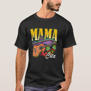 T-shirt Drôle Cinco De Mayo Mamacita Chapeau Mexicain