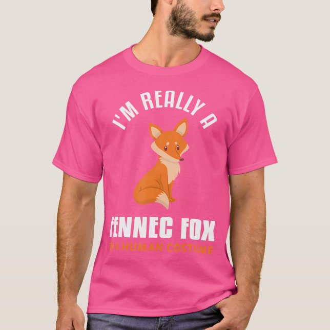 T-shirt Drôle Citation Animale Animale Pour Une Fennec Fox (Devant)