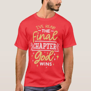 T-shirt Drôle Citation Bible Ive Lire Le Chapitre Final Di