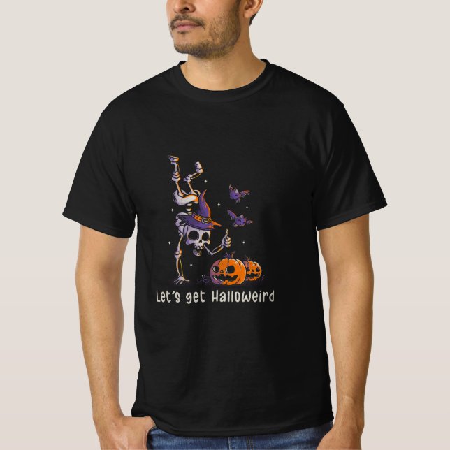 T-shirt Drôle Citation Halloween Obtenons Halloween bizarr (Devant)