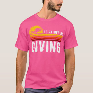 T-shirt Drôle Citation Plongée Plomb Plomb Plongeur Je Pré