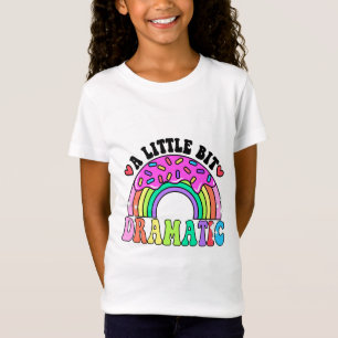 T-Shirt Drôle Cite Un Peu Dramatique, De Mignons Donuts.