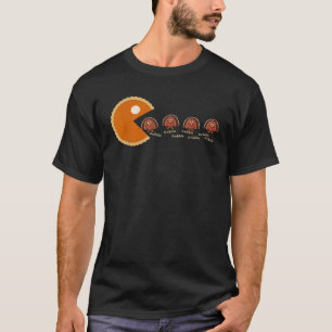 T-shirt Drôle Citrouille Pie Manger Turkeys Gobble Gamers 