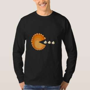 T-shirt Drôle Citrouille tarte Thanksgiving Eat Whipping C