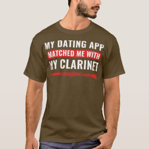 T-shirt Drôle Clarinet Clarinetist Matcha mon Avec Clarine