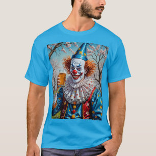 T-shirt Drôle Clown Boire de la bière Bar Tee