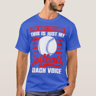 T-shirt Drôle Coaching Softball Coach Cadeau