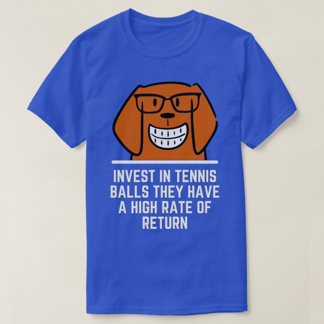 T-shirt Drôle Comptable de chien Conseiller financier Thé  (Design devant)