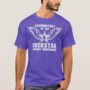 T-shirt Drôle comptable Rockstar