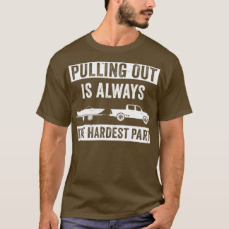 T-shirt Drôle Conception de bateau pour hommes Capitaine B