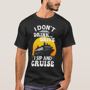 T-shirt Drôle Conception De Croisière Pour Hommes Femmes V