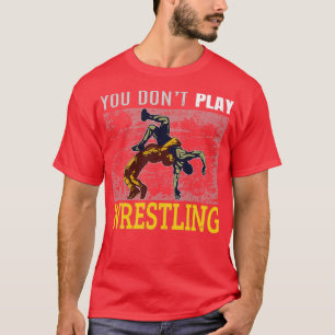 T-shirt Drôle Conception de lutte cadeau pour Wrestler