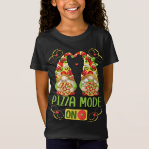 T-Shirt Drôle Conception De Pizza Pour L'Été Italien Avec 
