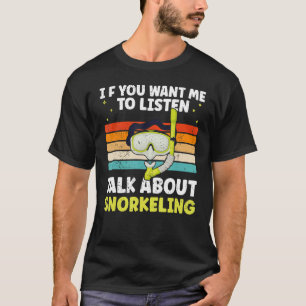 T-shirt Drôle Conception De Plongée Snorkeling Pour Snorke