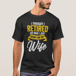T-shirt Drôle Conception De Retraite Pour Hommes Retraités