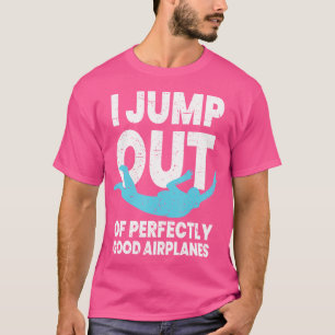 T-shirt Drôle Conception Skydiving Pour Hommes Femmes Skyd