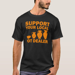 T-shirt Drôle Concessionnaire Pot Pour Poterie Artistes Co