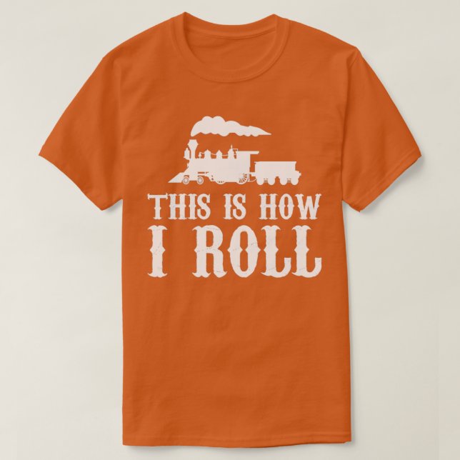 T-shirt Drôle Conducteur de train cadeau 14 (Design devant)