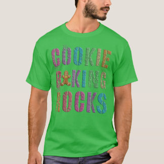 T-shirt Drôle COOKIE CUISINE ROCHERS Ninja Gingerbread Man