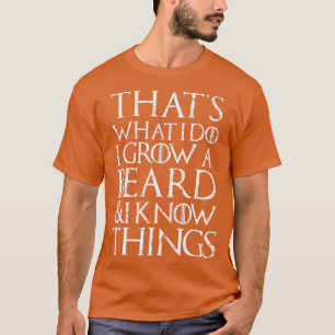 T-shirt Drôle Cool de la barbe J'ai grandi homme de cheveu