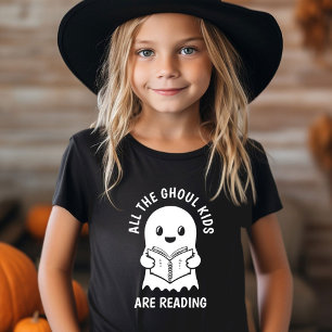 T-Shirt Drôle Cool Ghost GHOUL Les enfants lisent