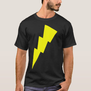 T-shirt Drôle Cool Jaune Éclair Éclairage Lights Course