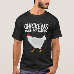 T-shirt Drôle Coq de poulet Lover Hommes Femmes Garçons Fi