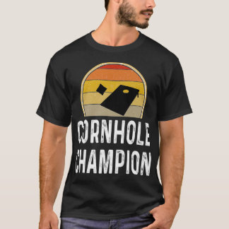 T-shirt Drôle Cornhole Champion Sacs Jardin Joueur de jeu