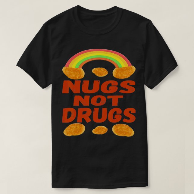 T-shirt Drôle Costume de nuggets de poulet, Jeu d'alimenta (Design devant)