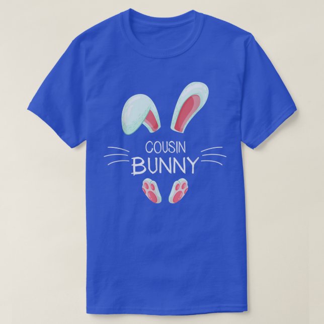T-shirt Drôle Costume de Pâques Matching mignon cousin Bun (Design devant)