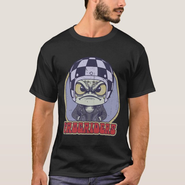 T-shirt Drôle coureur de grenouilles (Devant)