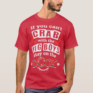 T-shirt Drôle Crabbing Hommes Maryland Chesapeake Bay Blue
